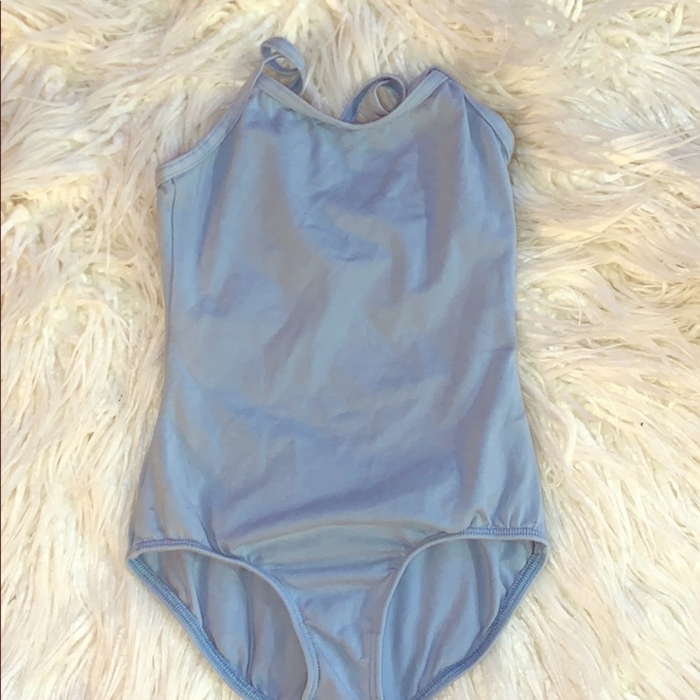 Blue leotard